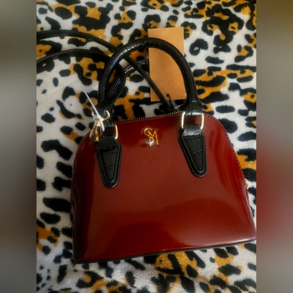Burgundy Steve Madden Purse